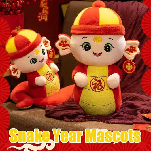  Lucky Wealth Plush Snake Doll Soft Plush New Year Decor -  ToylandEU™