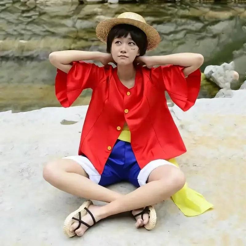Luffy Cosplay Costume Set | Straw Hat & Belt | Toylandeu™