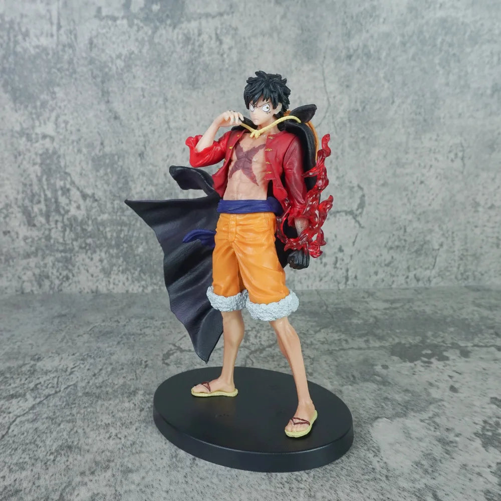 Figure | One Piece Luffy Figure | 17cm PVC Collectible | Kaidou Duel Head Change