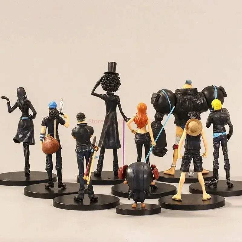 Luffy Zoro Sanji Nami 9 Piece Collectible Action Figures Set - ToylandEU