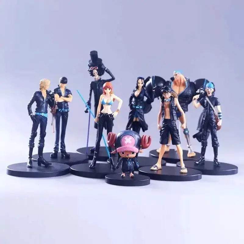 Luffy Zoro Sanji Nami 9 Piece Collectible Action Figures Set - ToylandEU