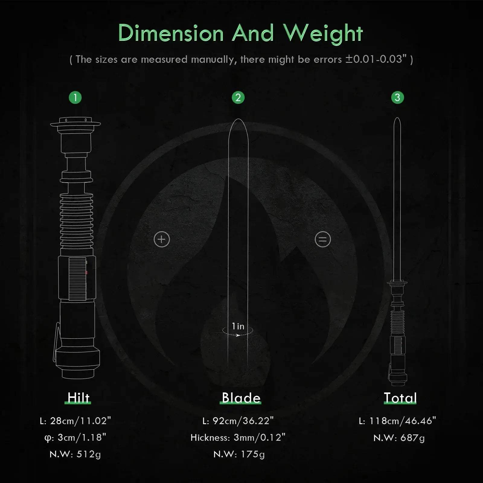 Luke Skywalker Lightsaber Replica Highly Accurate With Control Box - ToylandEU