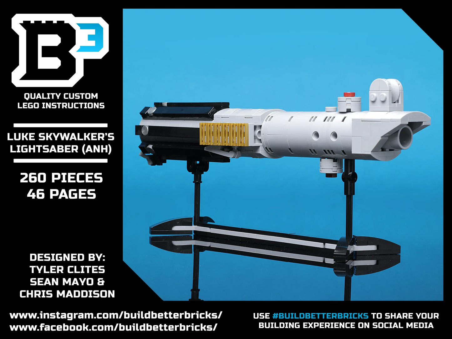 Life Size LEGO Luke Skywalker Lightsaber With Stand - ToylandEU