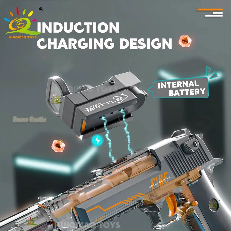 Luminescent Desert Eagle Water Gun for Outdoor Fun - ToylandEU