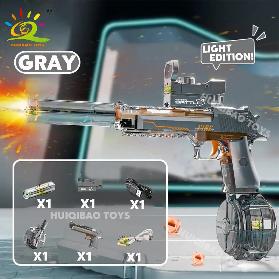 Luminescent Desert Eagle Water Gun for Outdoor Fun - ToylandEU