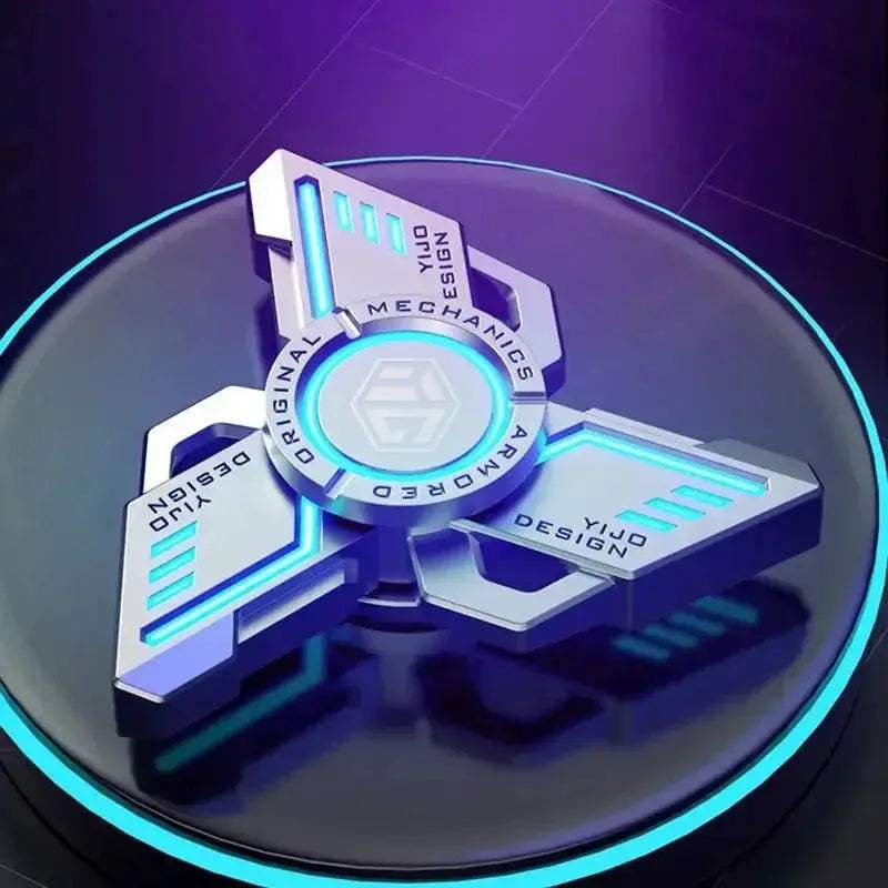 Luminous Alloy Fingertip Spinner Anti Stress Toy For Relaxation - ToylandEU