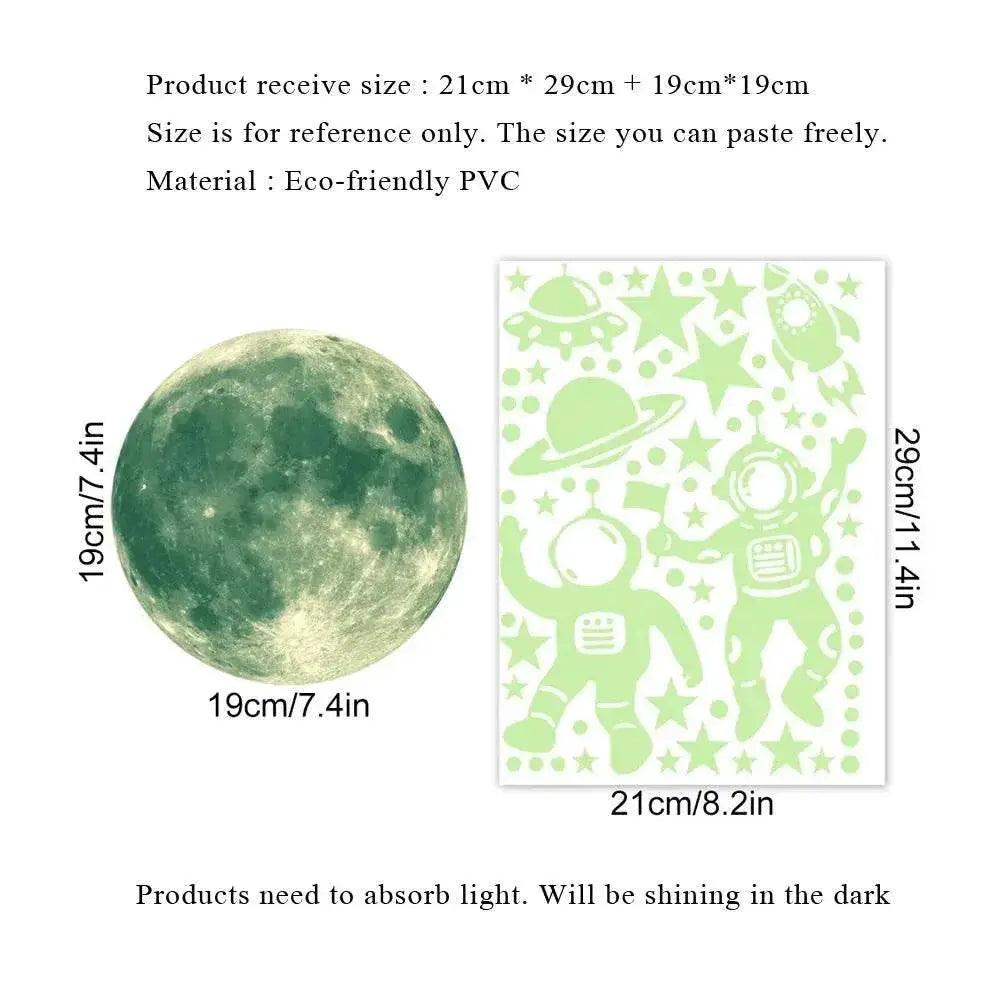  Luminous Astronaut Wall Sticker 21cm Toyland EU -  ToylandEU™