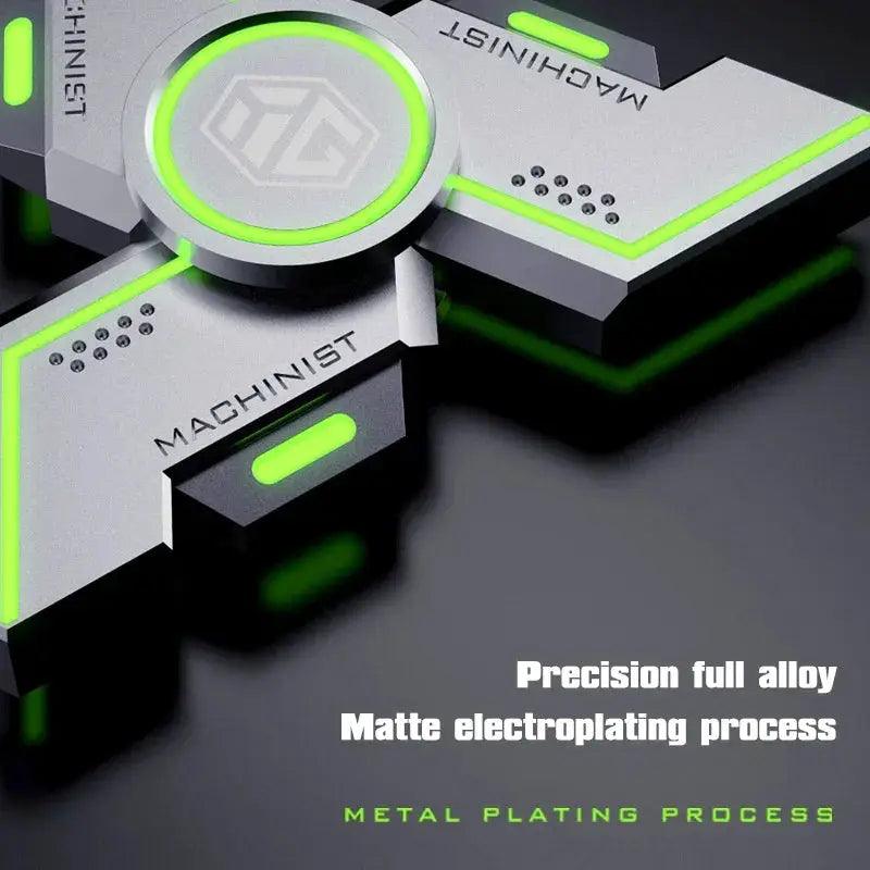  Luminous Black Metal Fidget Spinner Stress Relief -  ToylandEU™