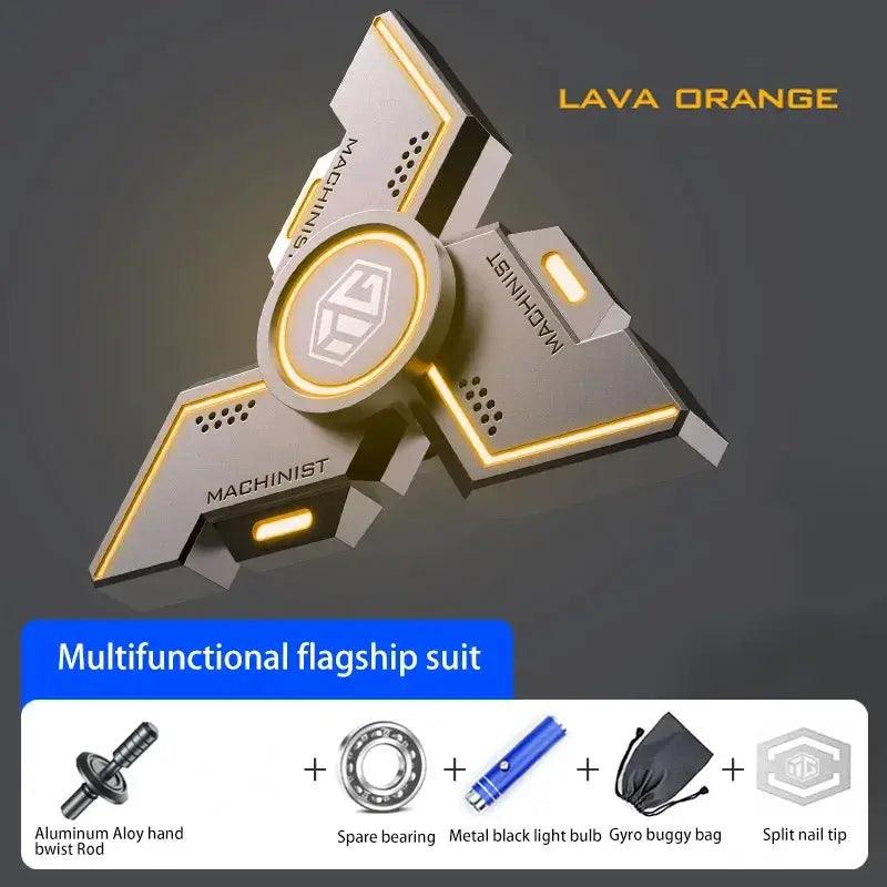  Luminous Black Metal Fidget Spinner Stress Relief -  ToylandEU™