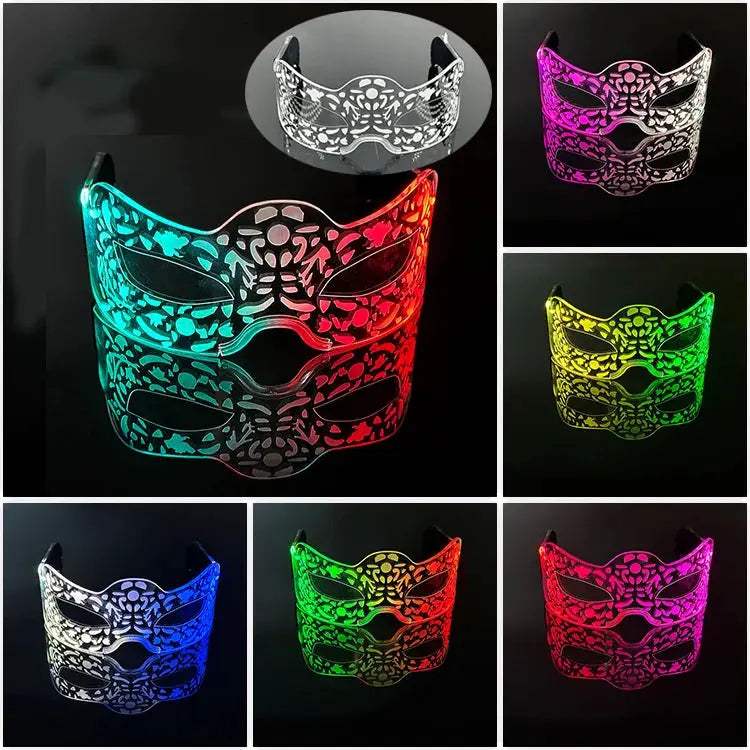  Luminous Cyberpunk Glasses LED 7 Colors Modes -  ToylandEU™