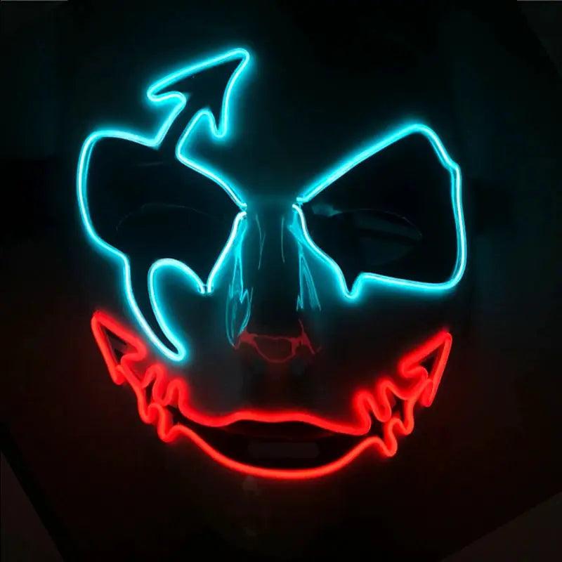  Luminous Devil Masquerade Mask Halloween Cosplay Glow -  ToylandEU™
