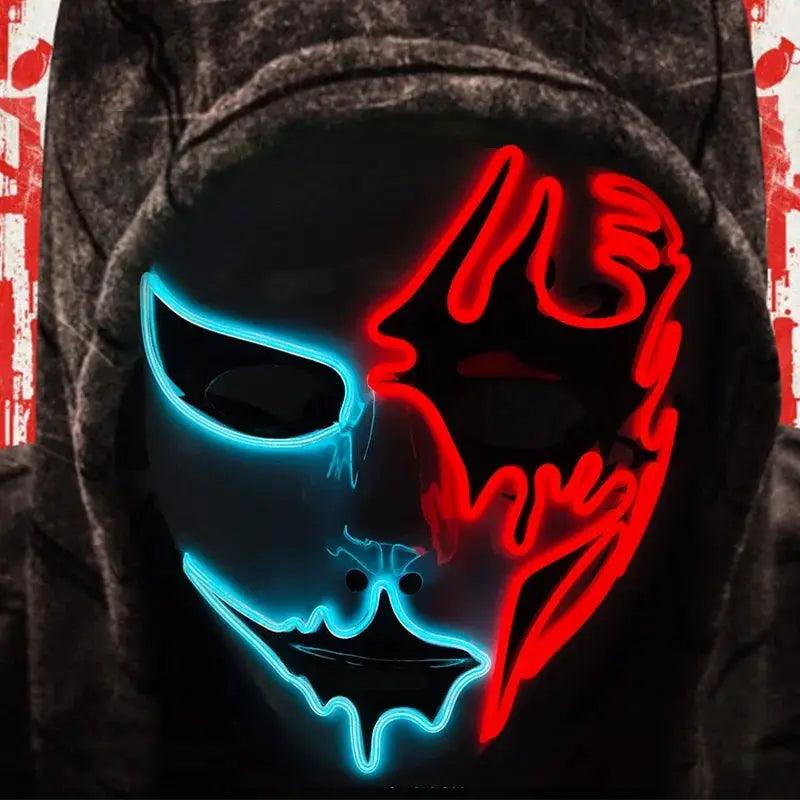  Luminous Devil Masquerade Mask Halloween Cosplay Glow -  ToylandEU™