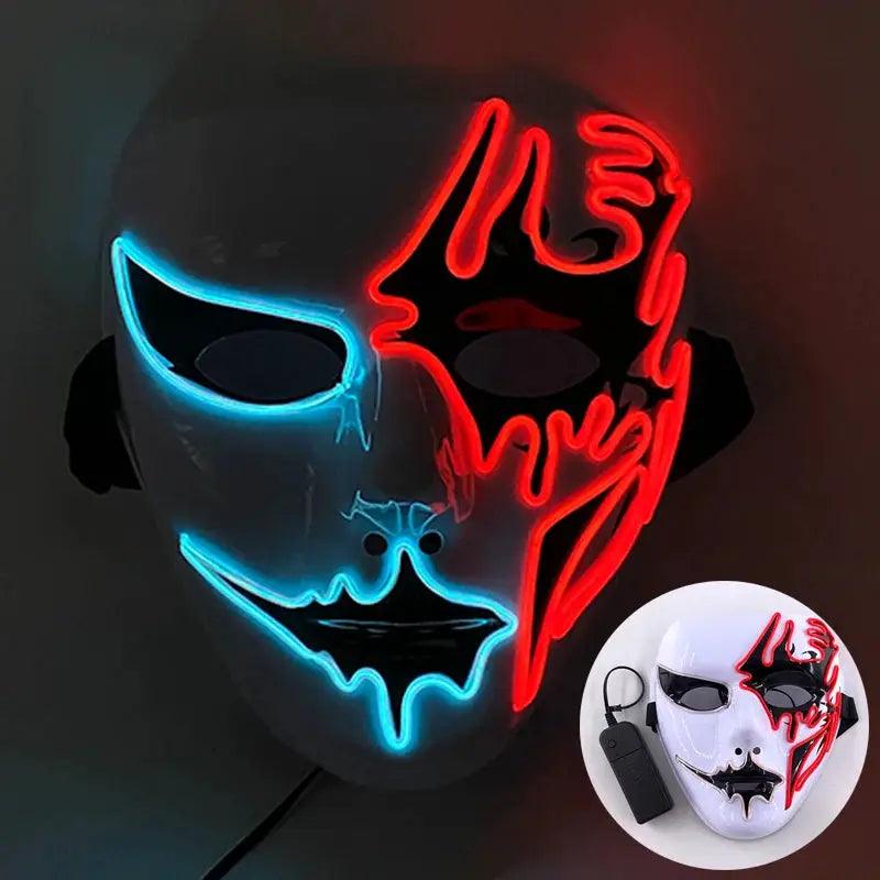 Luminous Devil Masquerade Mask Halloween Cosplay Glow -  ToylandEU™