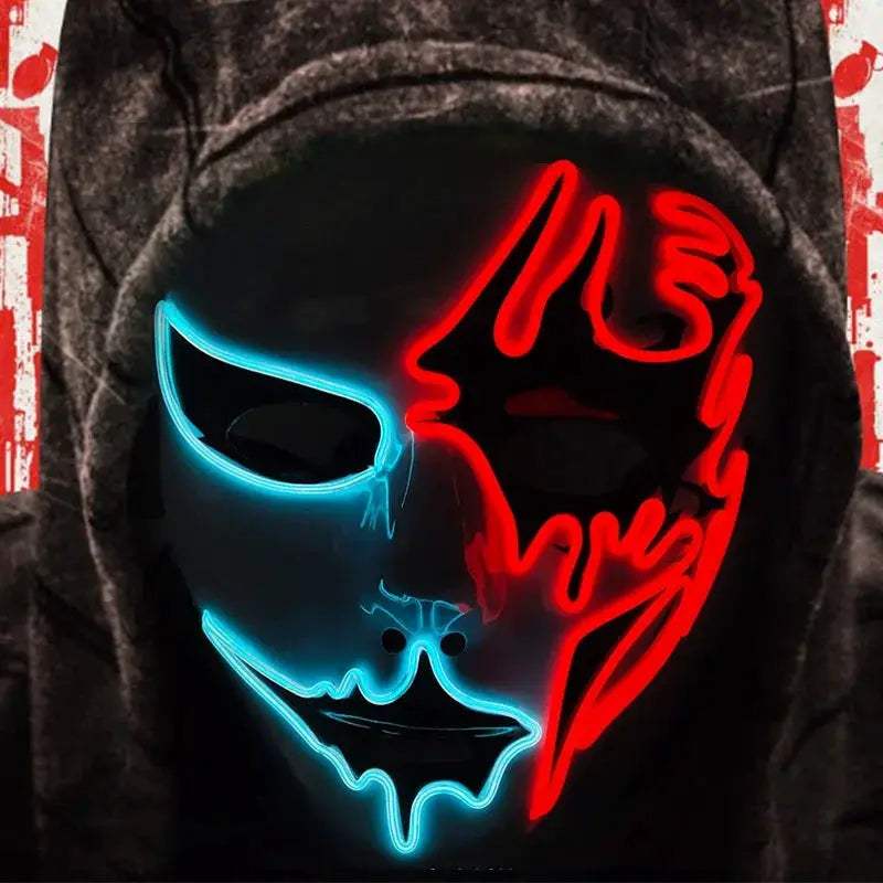  Luminous Devil Masquerade Mask Halloween Cosplay Glow -  ToylandEU™
