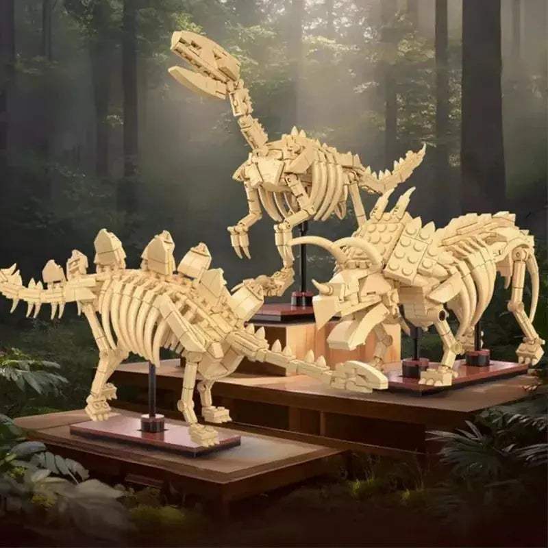  Luminous Dinosaur Skeleton Building Blocks 297 Pcs -  ToylandEU™