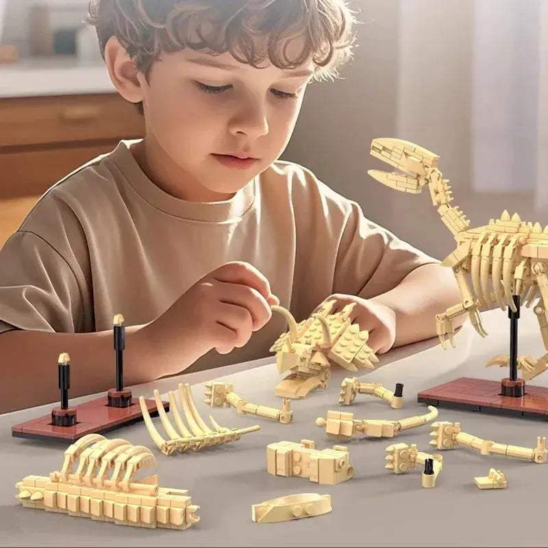  Luminous Dinosaur Skeleton Building Blocks 297 Pcs -  ToylandEU™