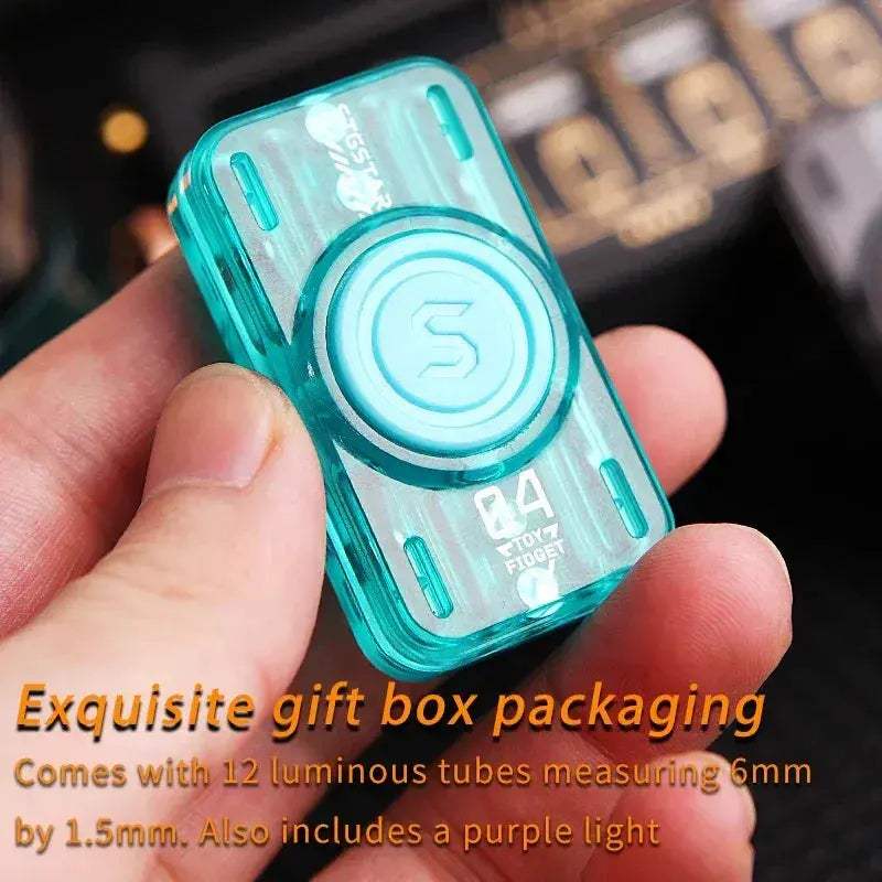 Luminous Fidget Spinner EDC Magnetic Slider For Stress Relief - ToylandEU