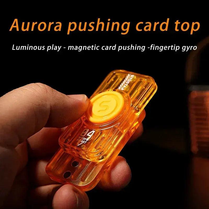  Luminous Fidget Spinner EDC Magnetic Slider Relief -  ToylandEU™