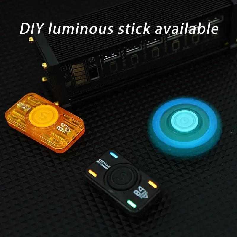  Luminous Fidget Spinner EDC Magnetic Slider Relief -  ToylandEU™