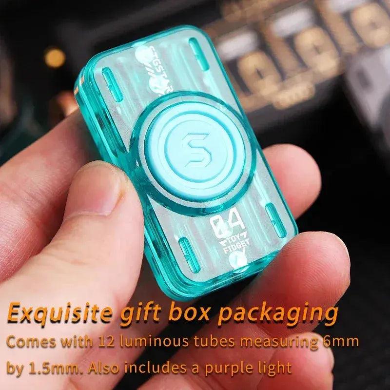  Luminous Fidget Spinner EDC Magnetic Slider Relief -  ToylandEU™