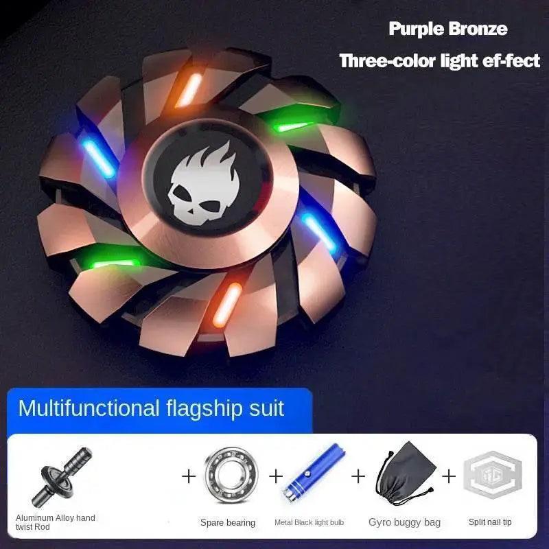  Luminous Fidget Spinner LED Glow Metal Toyland EU -  ToylandEU™
