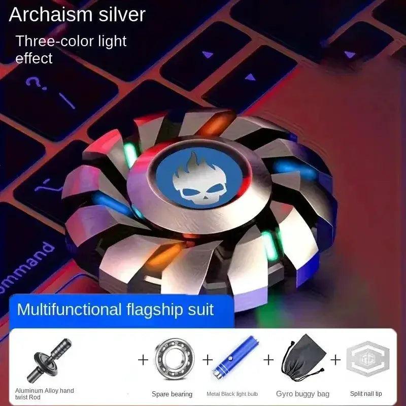  Luminous Fidget Spinner LED Glow Metal Toyland EU -  ToylandEU™