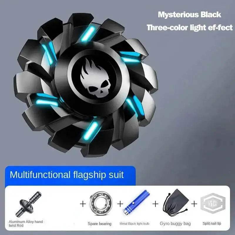  Luminous Fidget Spinner Rainbow Light Metal Toyland EU -  ToylandEU™
