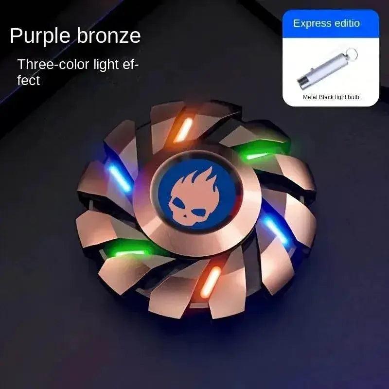 Luminous Fidget Spinner Rainbow Light Metal Toyland EU -  ToylandEU™