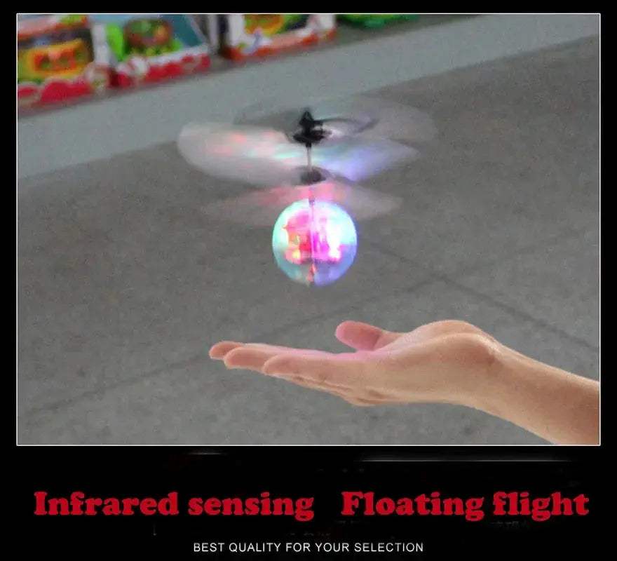 Luminous Flying Ball RC Helicopter Toy With Infrared Induction - ToylandEU