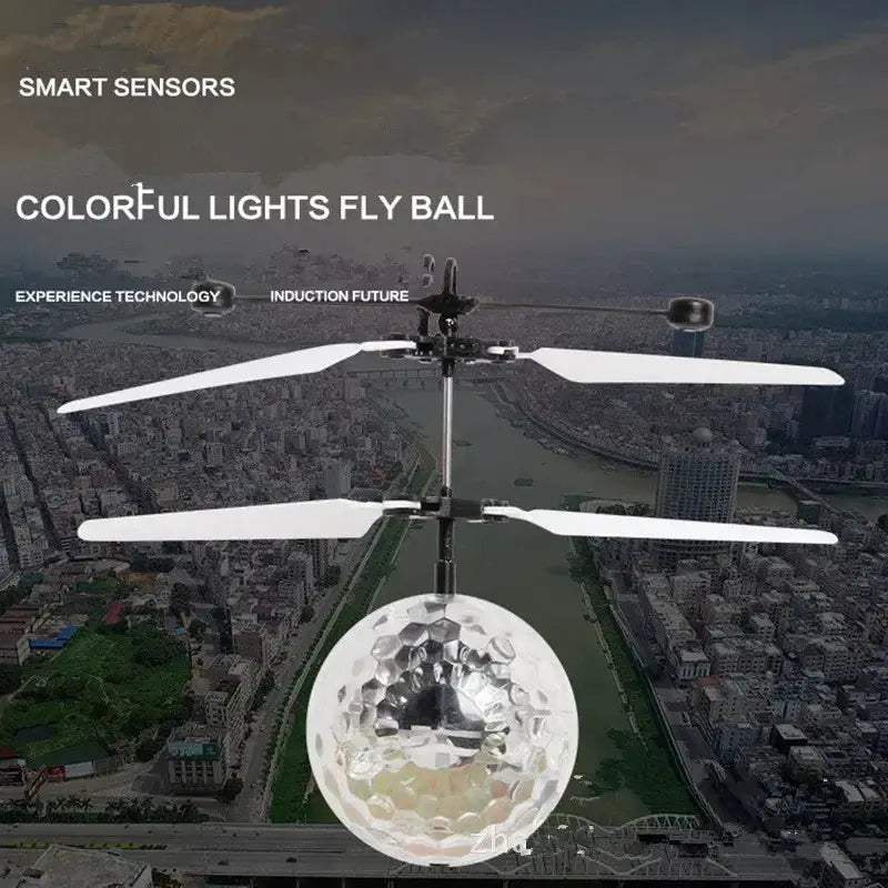 Luminous Flying Ball RC Helicopter Toy With Infrared Induction - ToylandEU