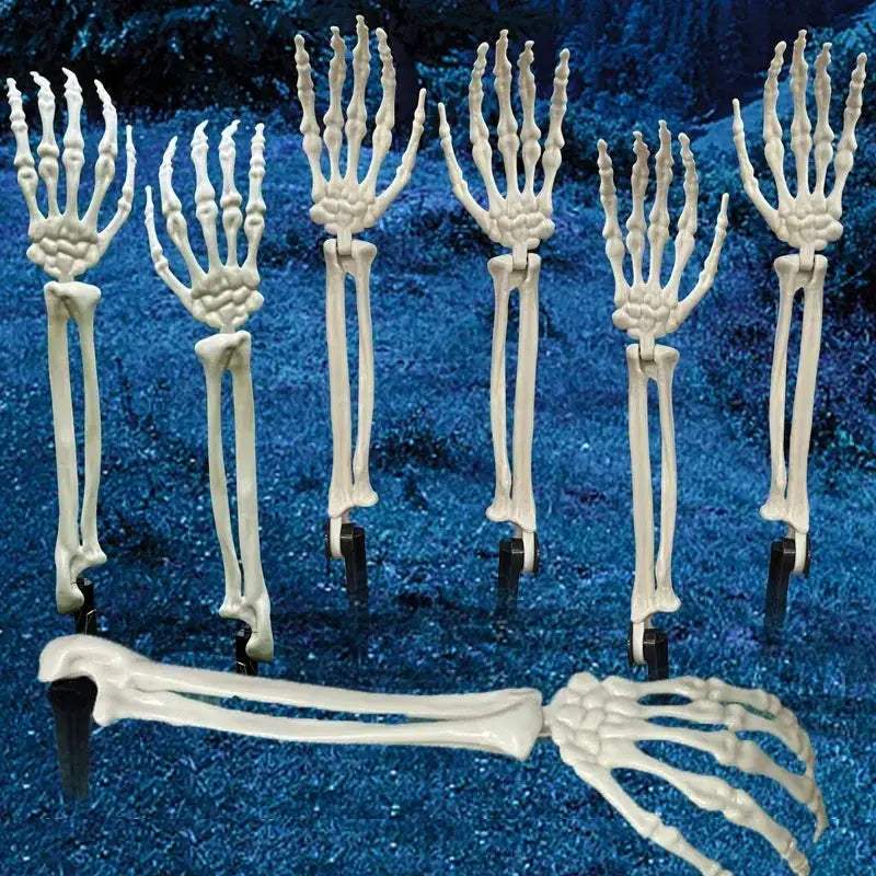 Luminous Halloween Skeleton Hand Prop For Outdoor Decor - ToylandEU