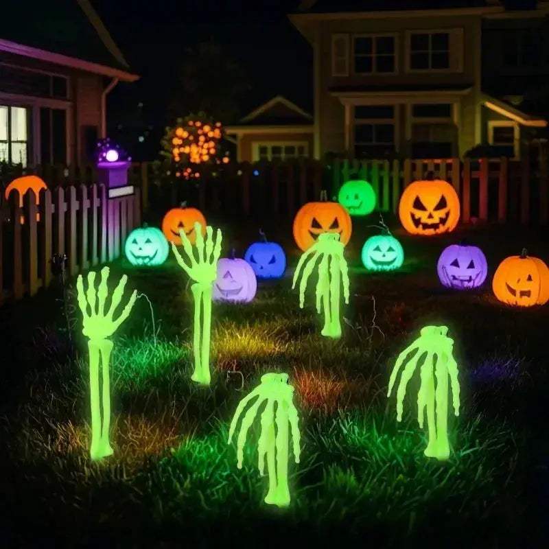 Luminous Halloween Skeleton Hand Prop For Outdoor Decor - ToylandEU