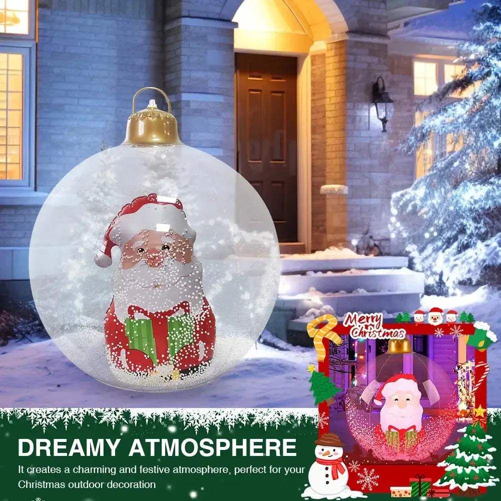 Luminous LED Inflatable Christmas Ball with Built In Lights - ToylandEU