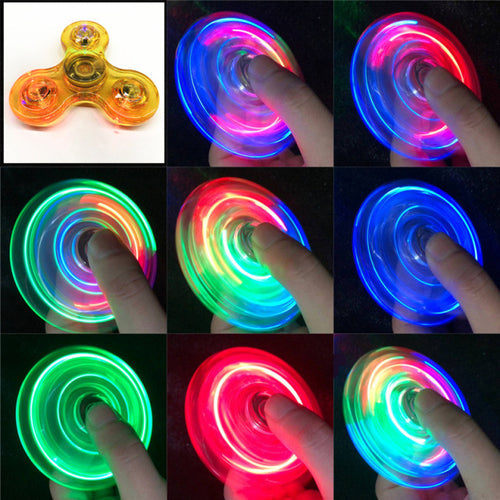 Glow-In-The-Dark Luminous LED Fidget Spinner - Top Hand Spinners ToylandEU.com Toyland EU