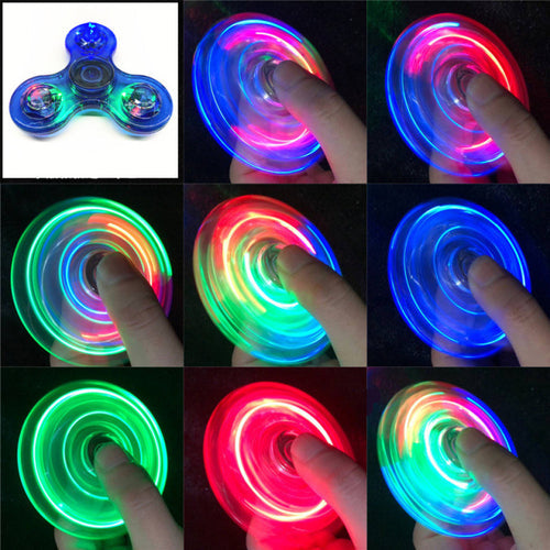 Glow-In-The-Dark Luminous LED Fidget Spinner - Top Hand Spinners ToylandEU.com Toyland EU