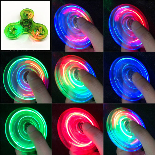 Glow-In-The-Dark Luminous LED Fidget Spinner - Top Hand Spinners ToylandEU.com Toyland EU