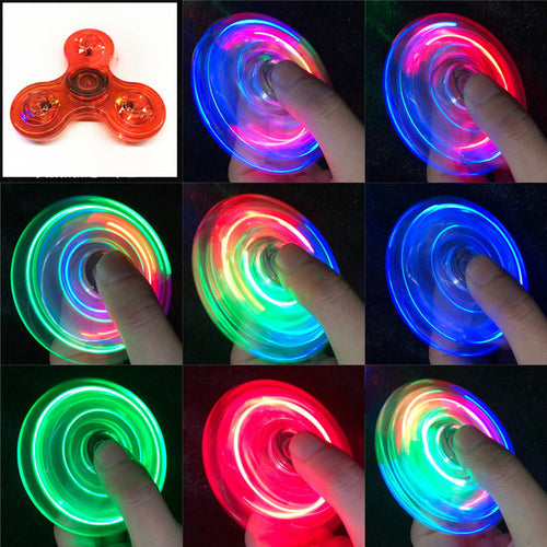 Glow-In-The-Dark Luminous LED Fidget Spinner - Top Hand Spinners ToylandEU.com Toyland EU