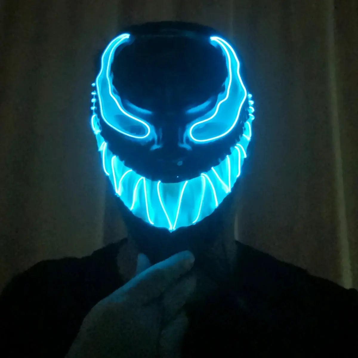  Luminous Led Neon Mask For Cosplay Venom Halloween -  ToylandEU™
