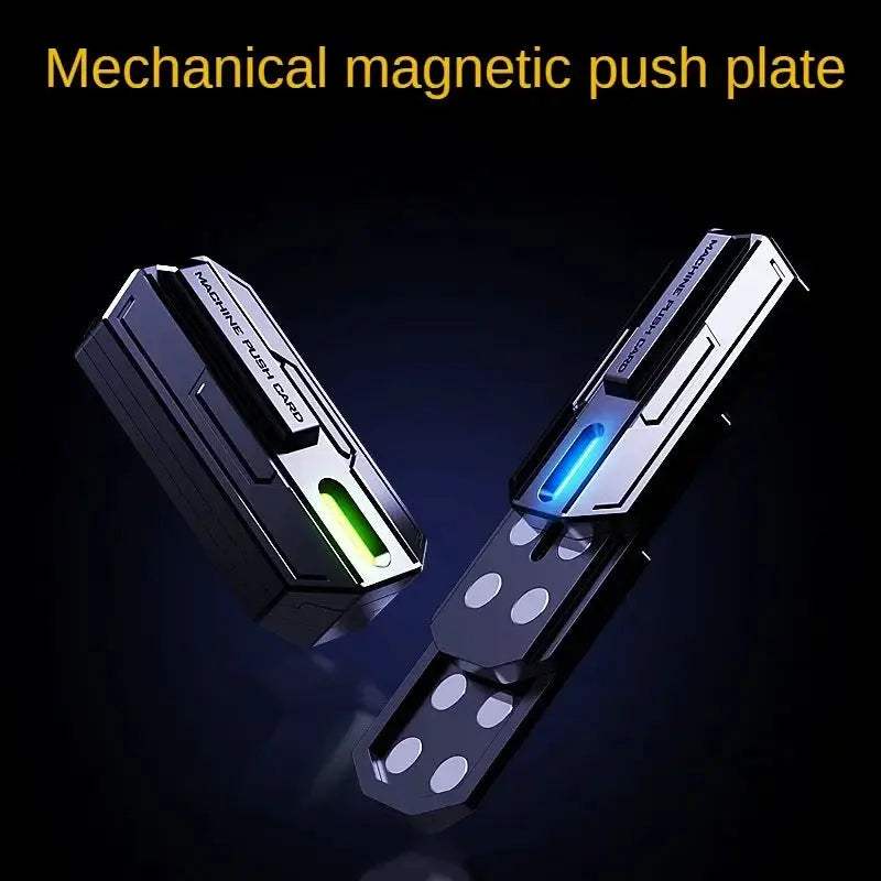 Fingertip Fidget Toys Luminous Slider Magnetic Haptic EDC Clicker Metal Hand Spinner ADHD Tool Anxiety Stress Relief Adult Toys - ToylandEU