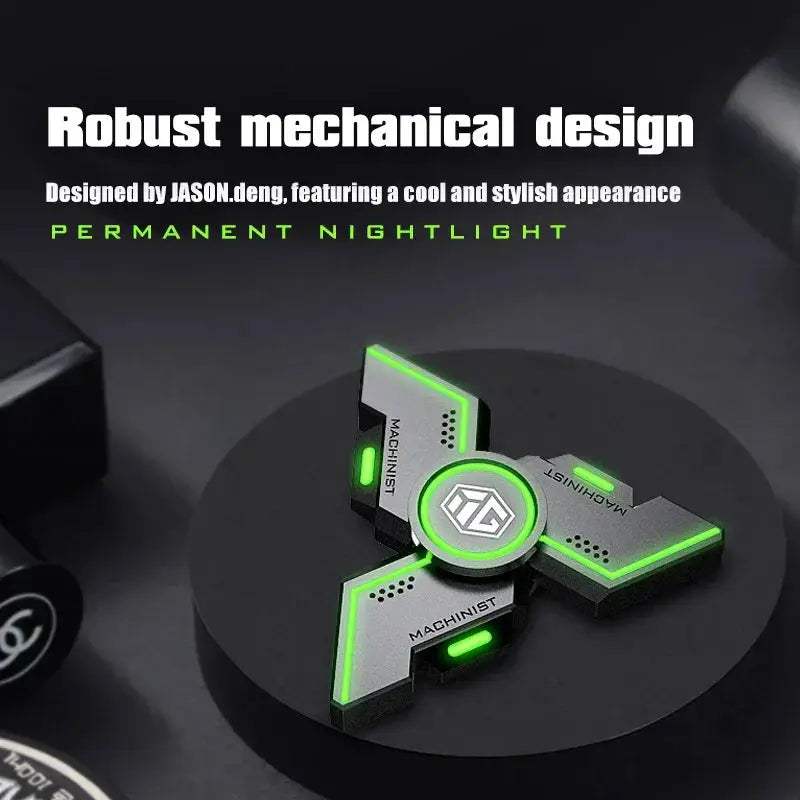 Luminous Metal Fidget Spinner For Stress Relief And Focus - ToylandEU