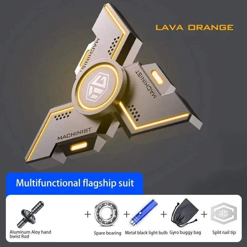 Luminous Metal Fidget Spinner For Stress Relief And Focus - ToylandEU