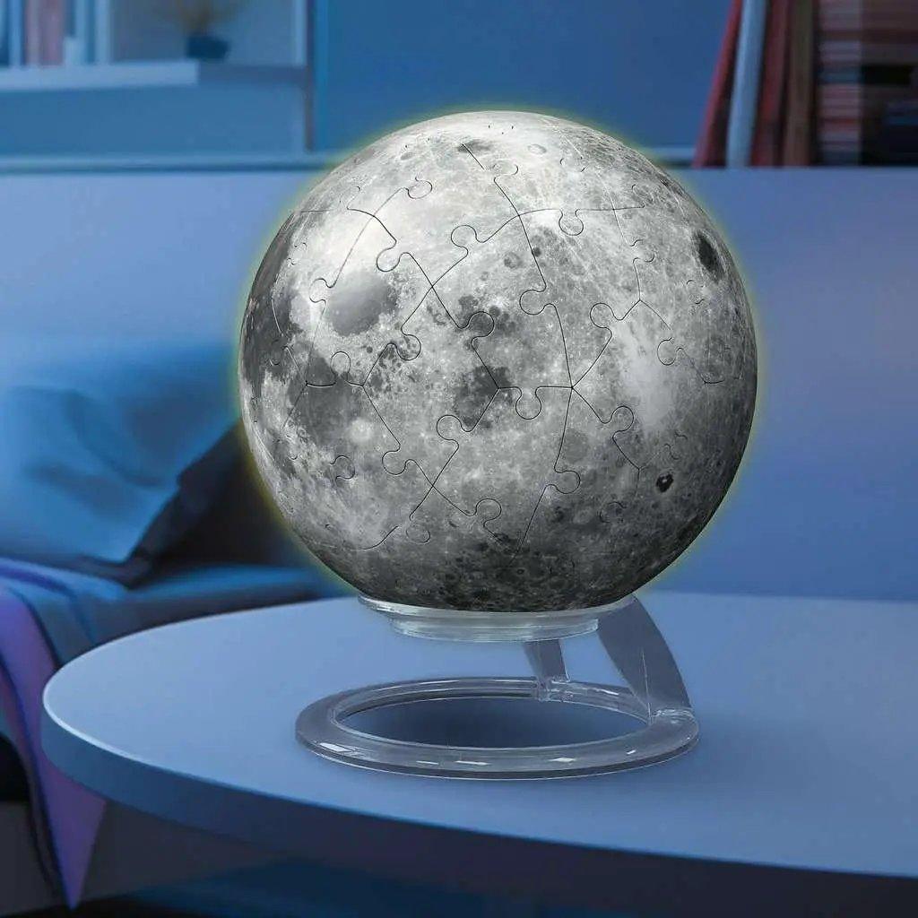  Luminous Moon 3D Puzzle Light Up Moon Glow Edition -  ToylandEU™