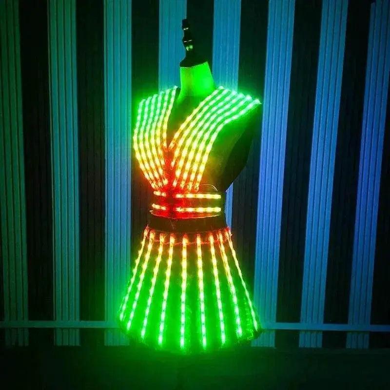  Luminous Rainbow Dance Clothes LED Costumes Light Up Dress -  ToylandEU™