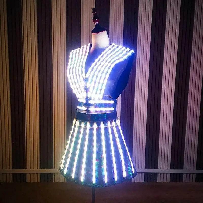  Luminous Rainbow Dance Clothes LED Costumes Light Up Dress -  ToylandEU™