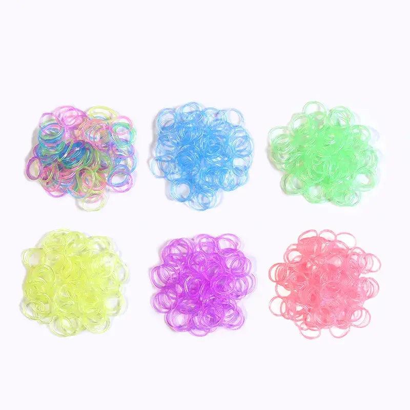  Luminous Rainbow Loom Bands for Bracelets Kids Craft -  ToylandEU™