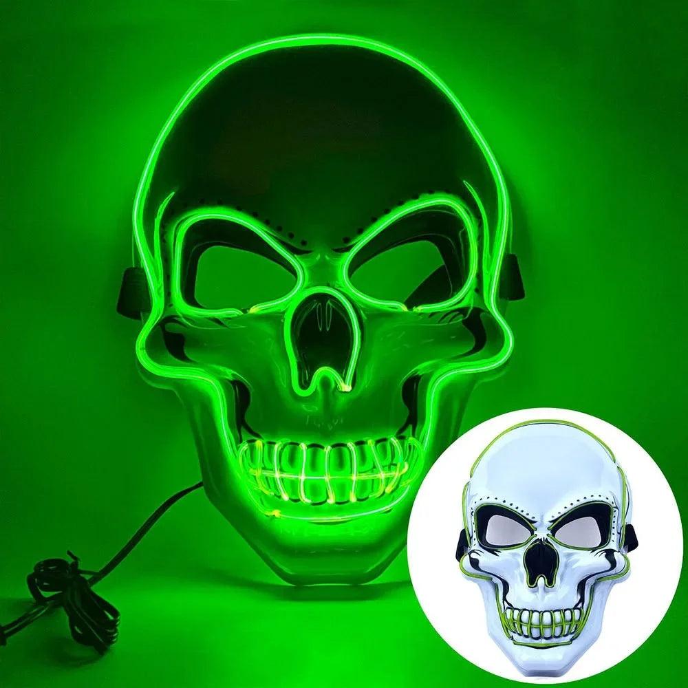 Luminous Skull Mask | Adult Full Face | Toylandeu™