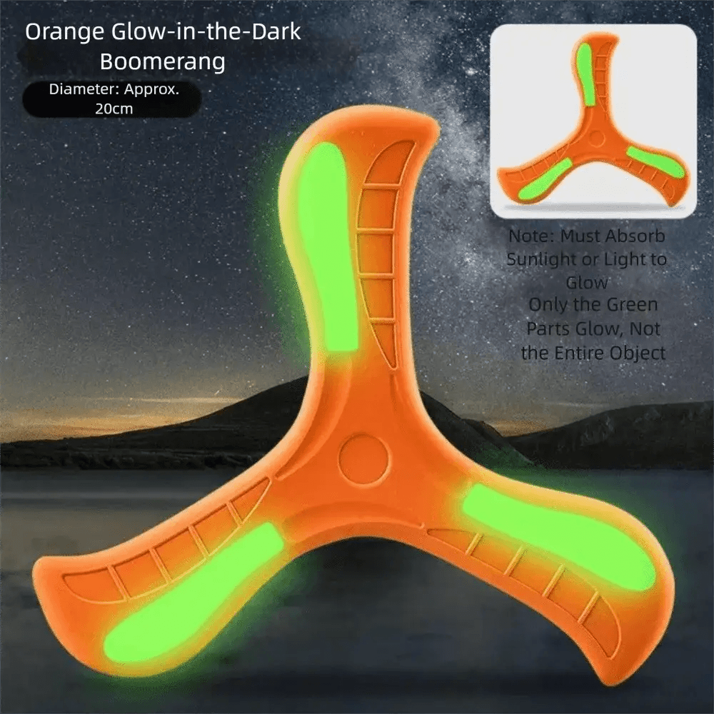  Luminous Soft EVA Boomerang Flying Disc 360 Return -  ToylandEU™