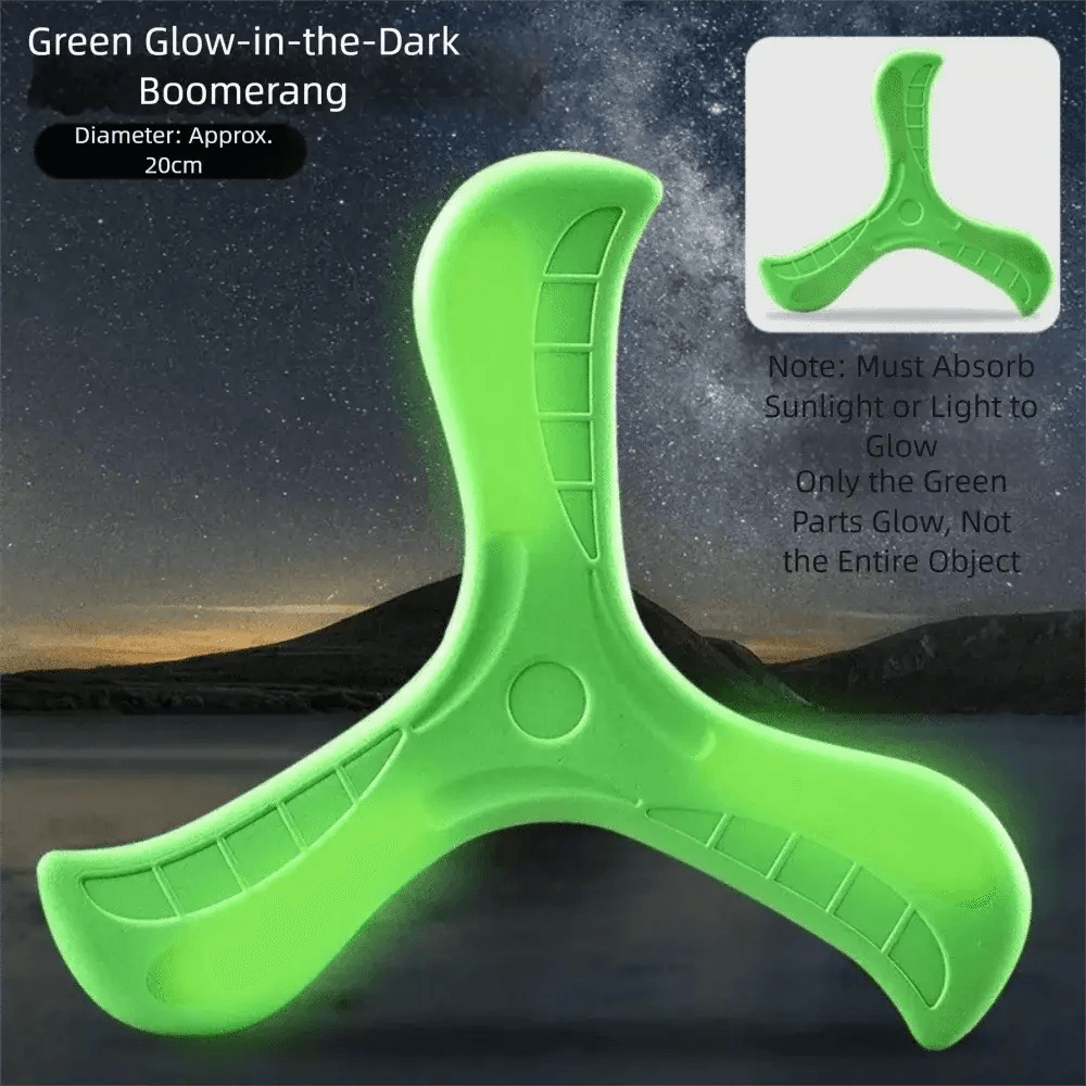  Luminous Soft EVA Boomerang Flying Disc 360 Return -  ToylandEU™