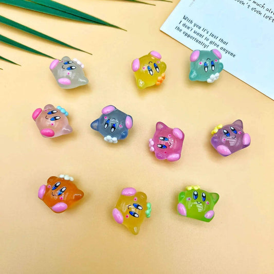  Kirby Action Figures Luminous Star Resin Keychains -  ToylandEU™