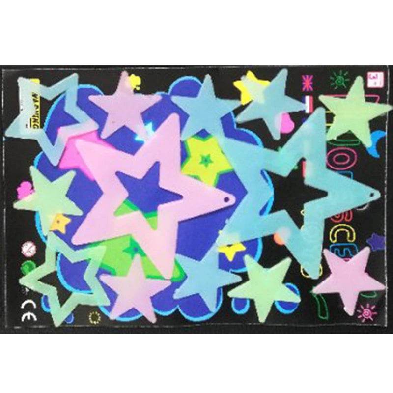 Luminous Wall Stickers Cartoon Butterfly And Stars For Kids - ToylandEU